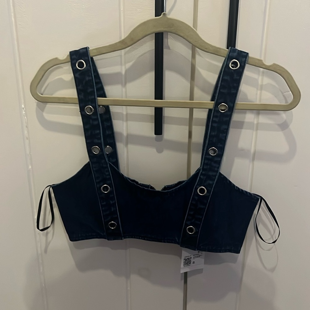 Denim Bralette
